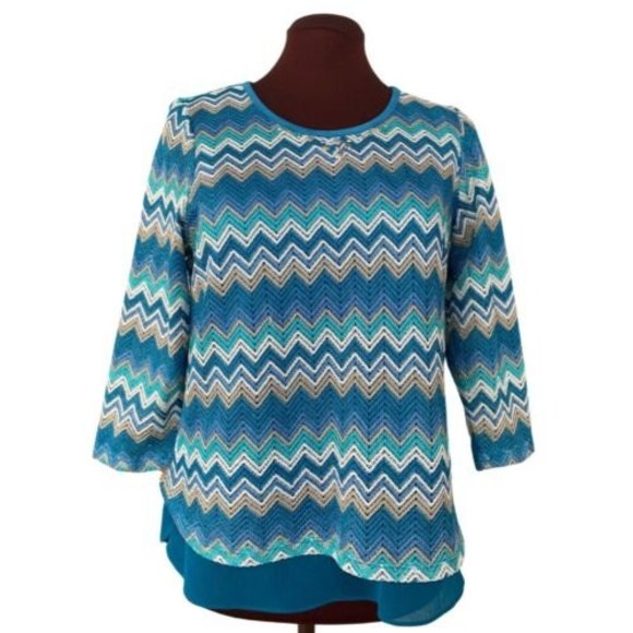Alfred Dunner Petite Women’s Top Size SP - Picture 1 of 8